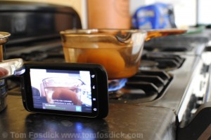 Cooking With IP Webcam